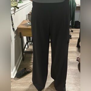 Michael Kors Black Wide Leg Cargo Pants